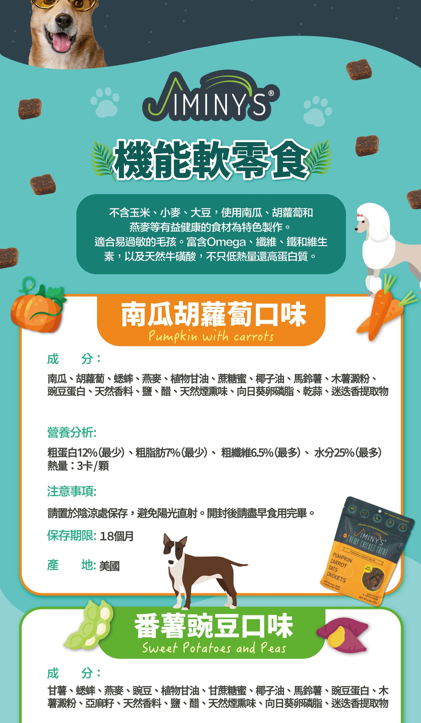 黑水虻蛋白、狗狗軟零食、低敏、挑嘴、天然配方