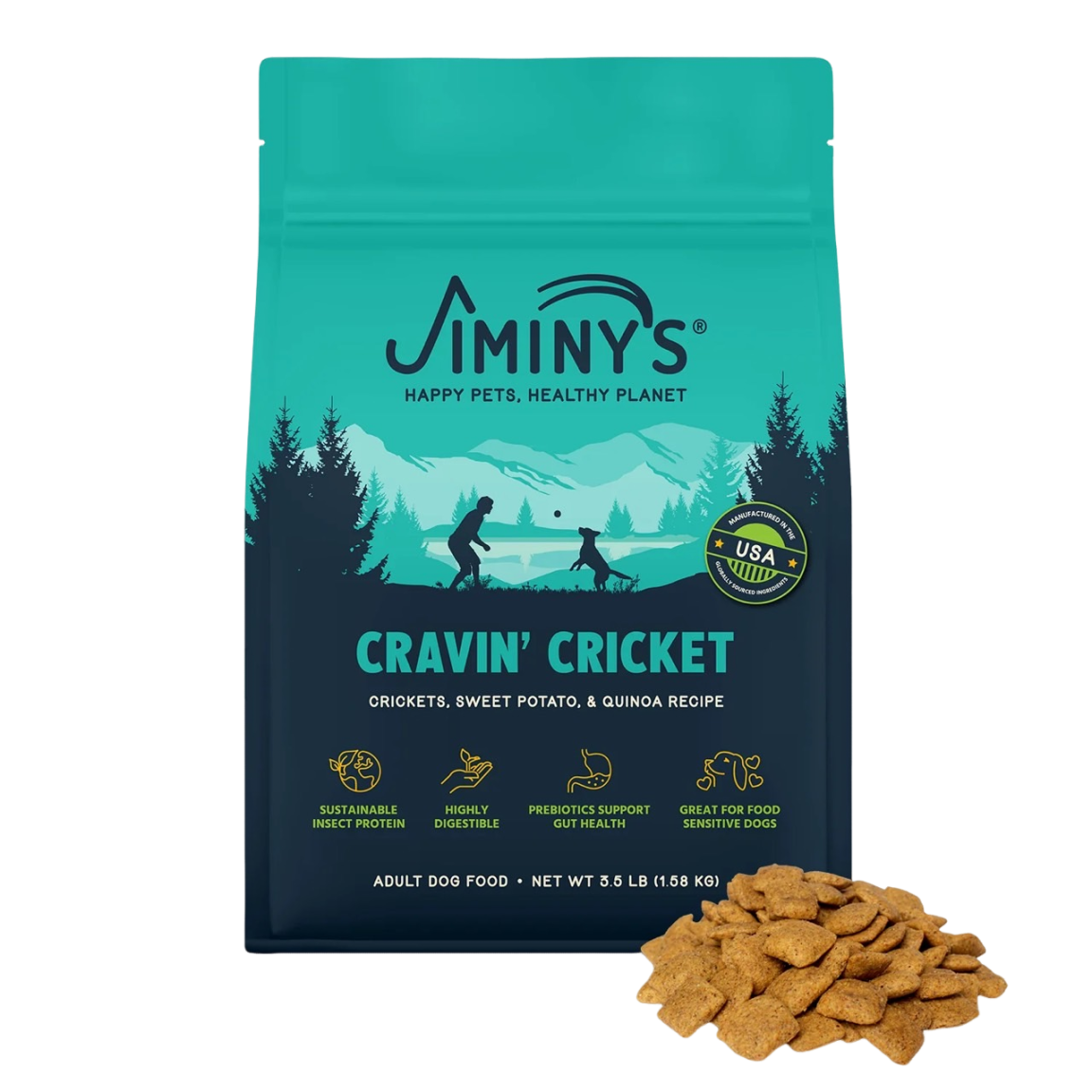 【Jiminy′s 吉米尼】低敏昆蟲蛋白飼料24lb/10.8KG (成犬)活力配方|敏感體質毛孩推薦|低敏狗飼料