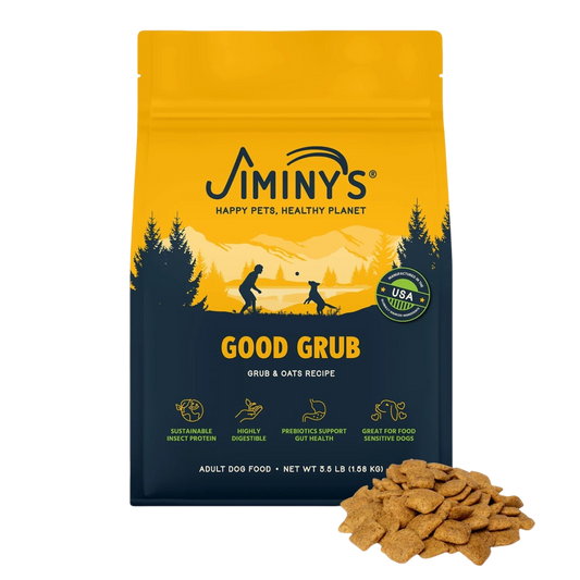 【Jiminy′s 吉米尼】低敏昆蟲蛋白飼料3.5lb/1.58KG (成犬)保健配方