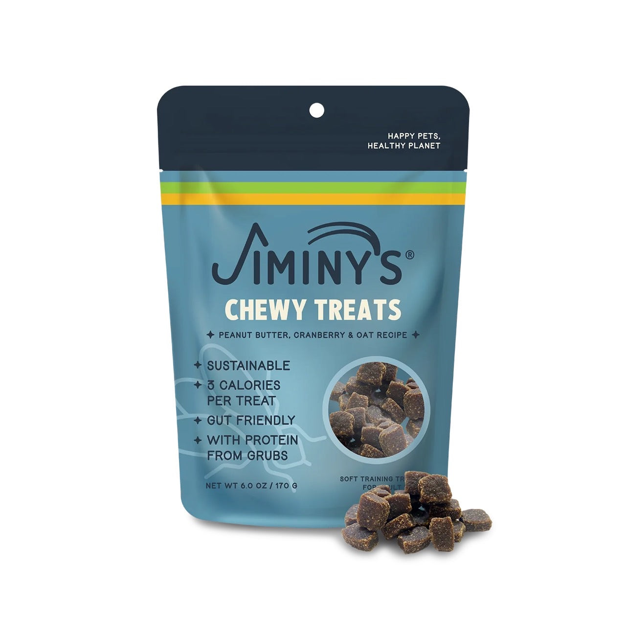 【Jiminy′s 吉米尼】特價(短效期11/14)機能軟零食 - 花生醬蔓越莓 170g